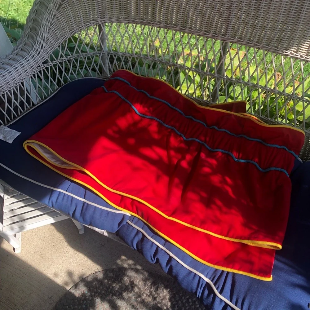 Curtain Topper in Primary Colors